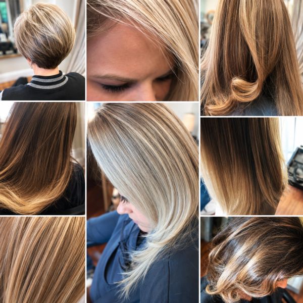 Hair color balayage portfolio