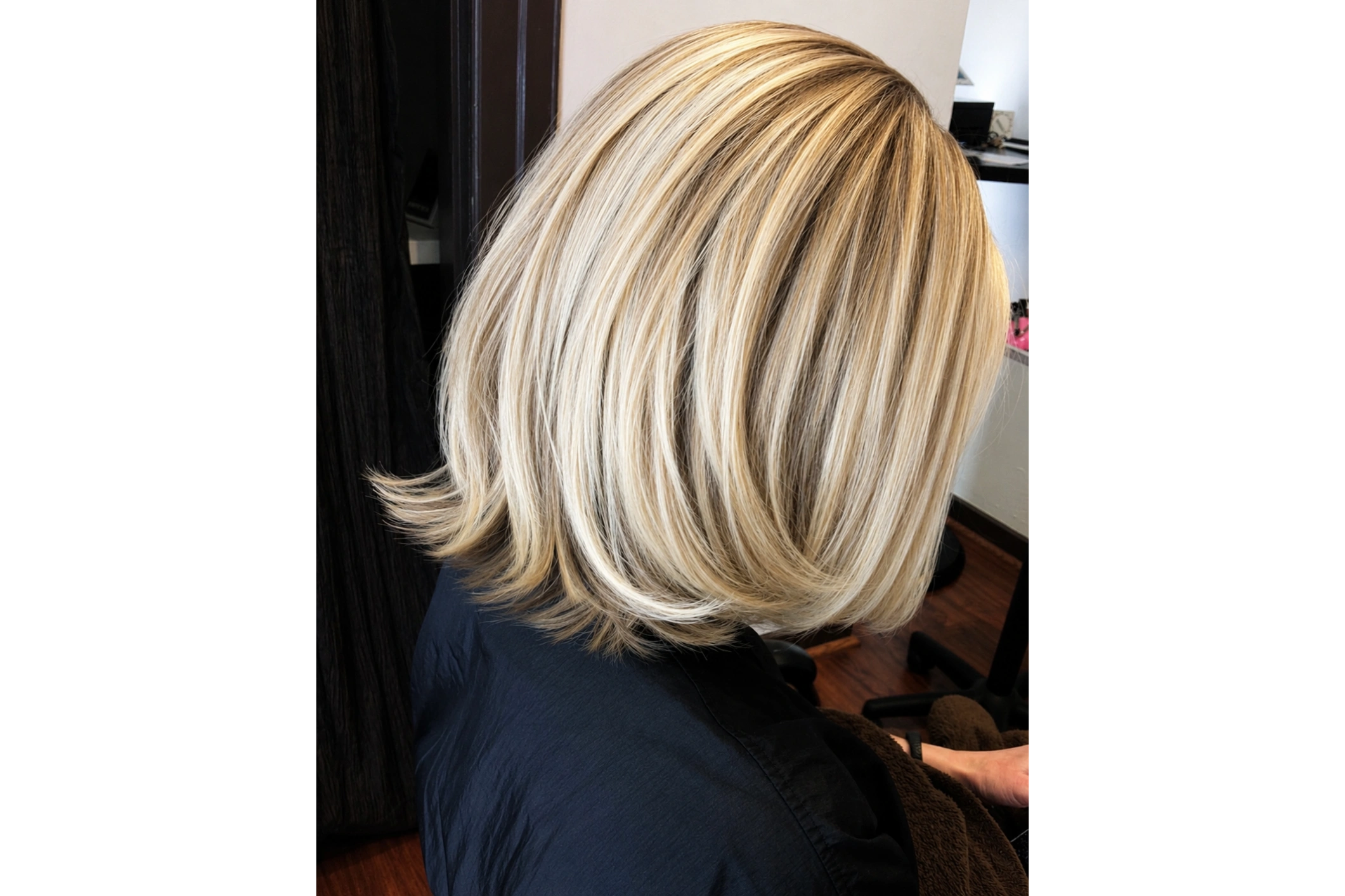 Blonde balayage hair